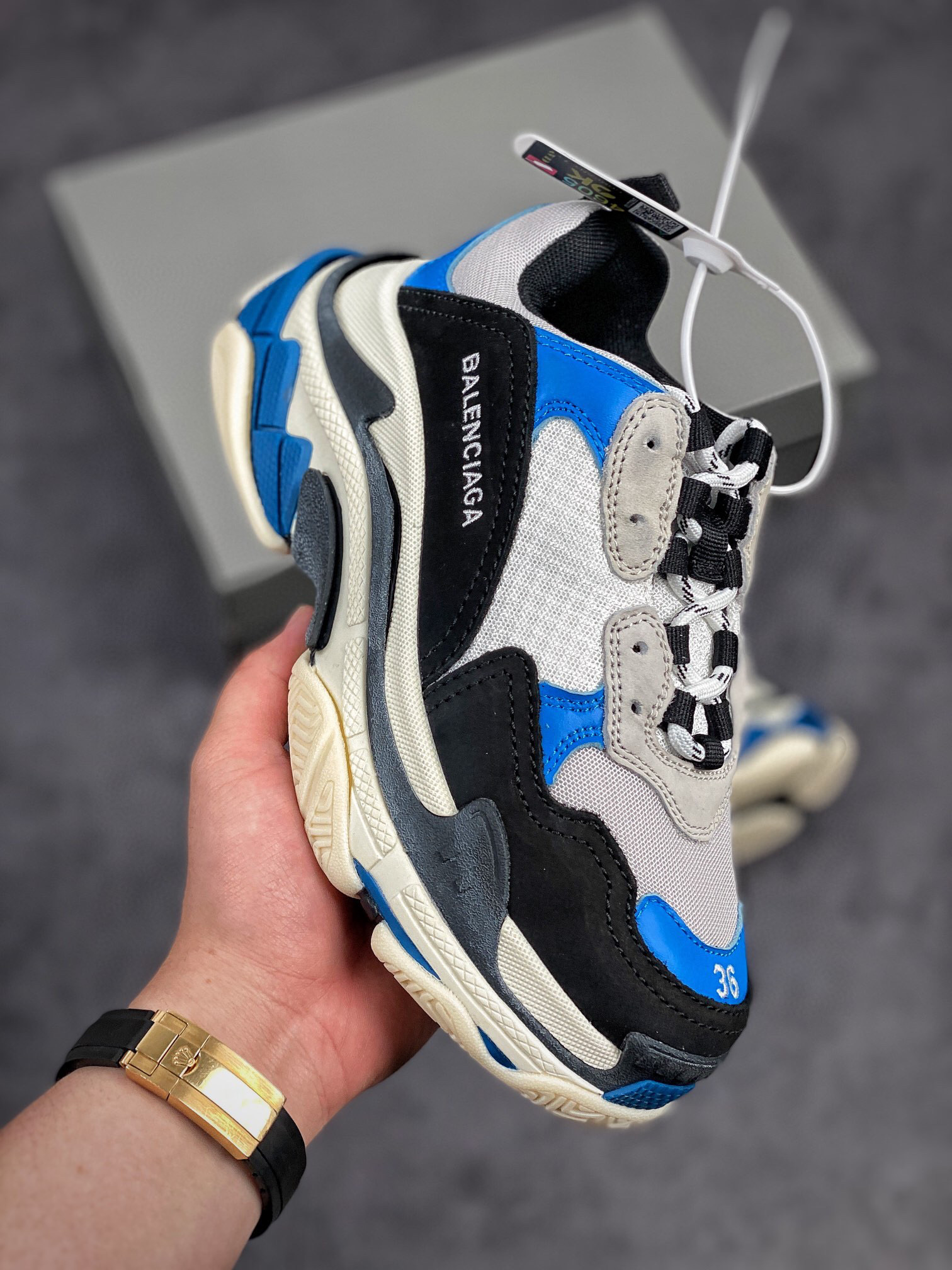 발렌시아가 트리플 남녀공용 신발 운동화 스니커즈