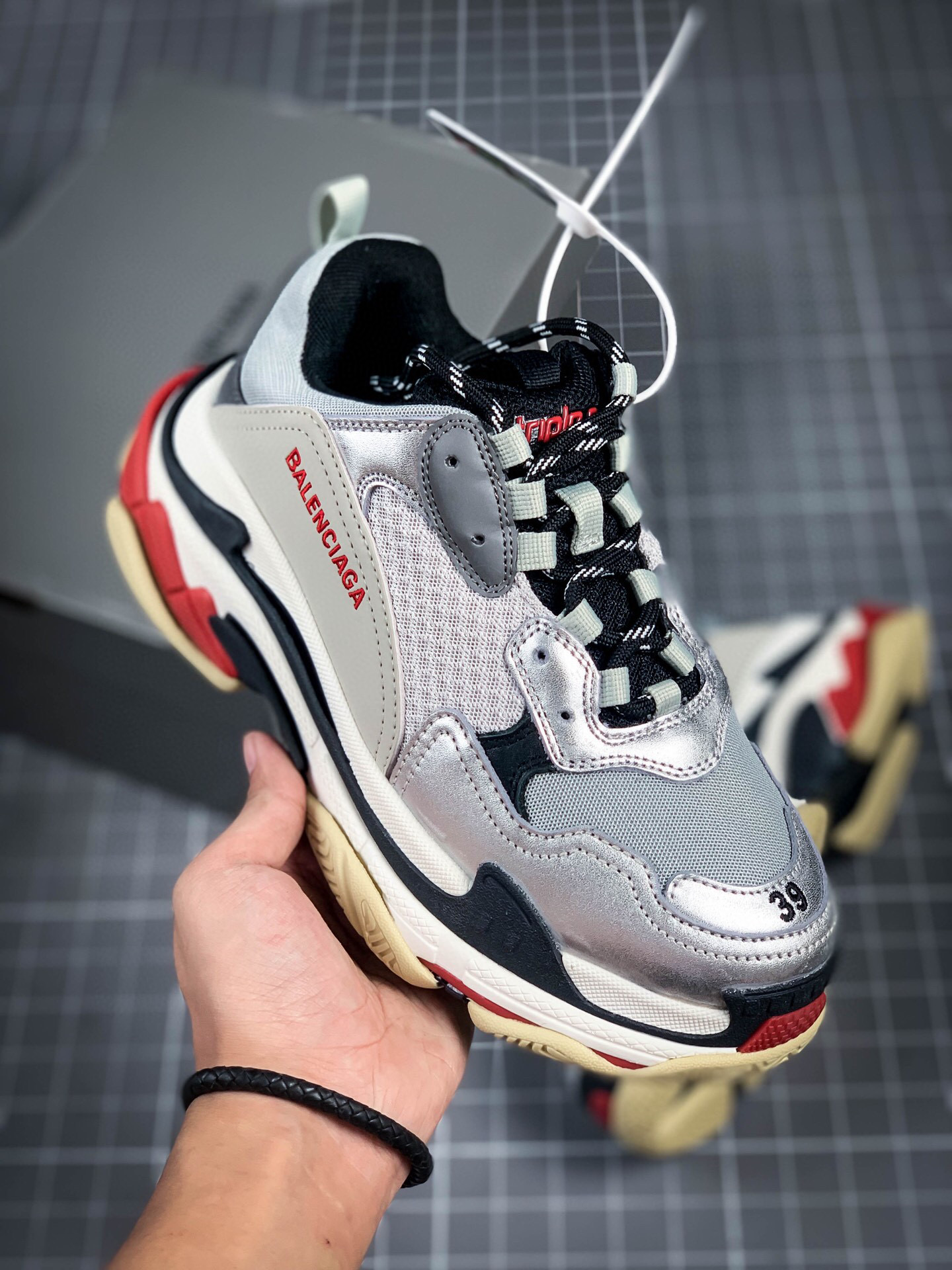 발렌시아가 트리플 남녀공용 신발 운동화 스니커즈