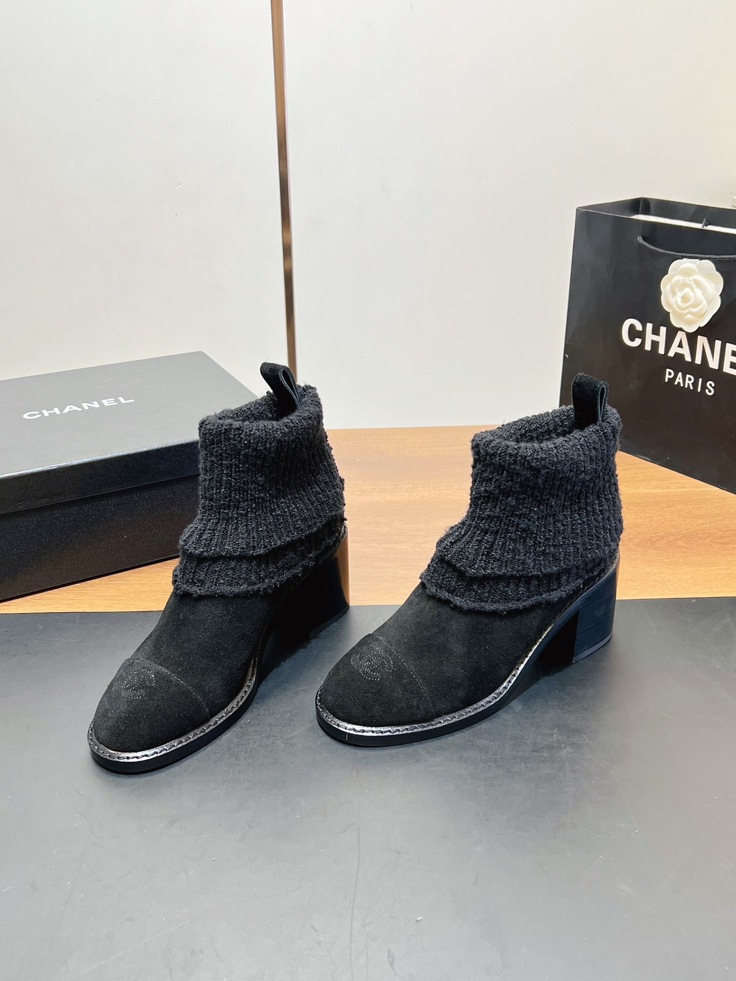샤넬 여자 부츠