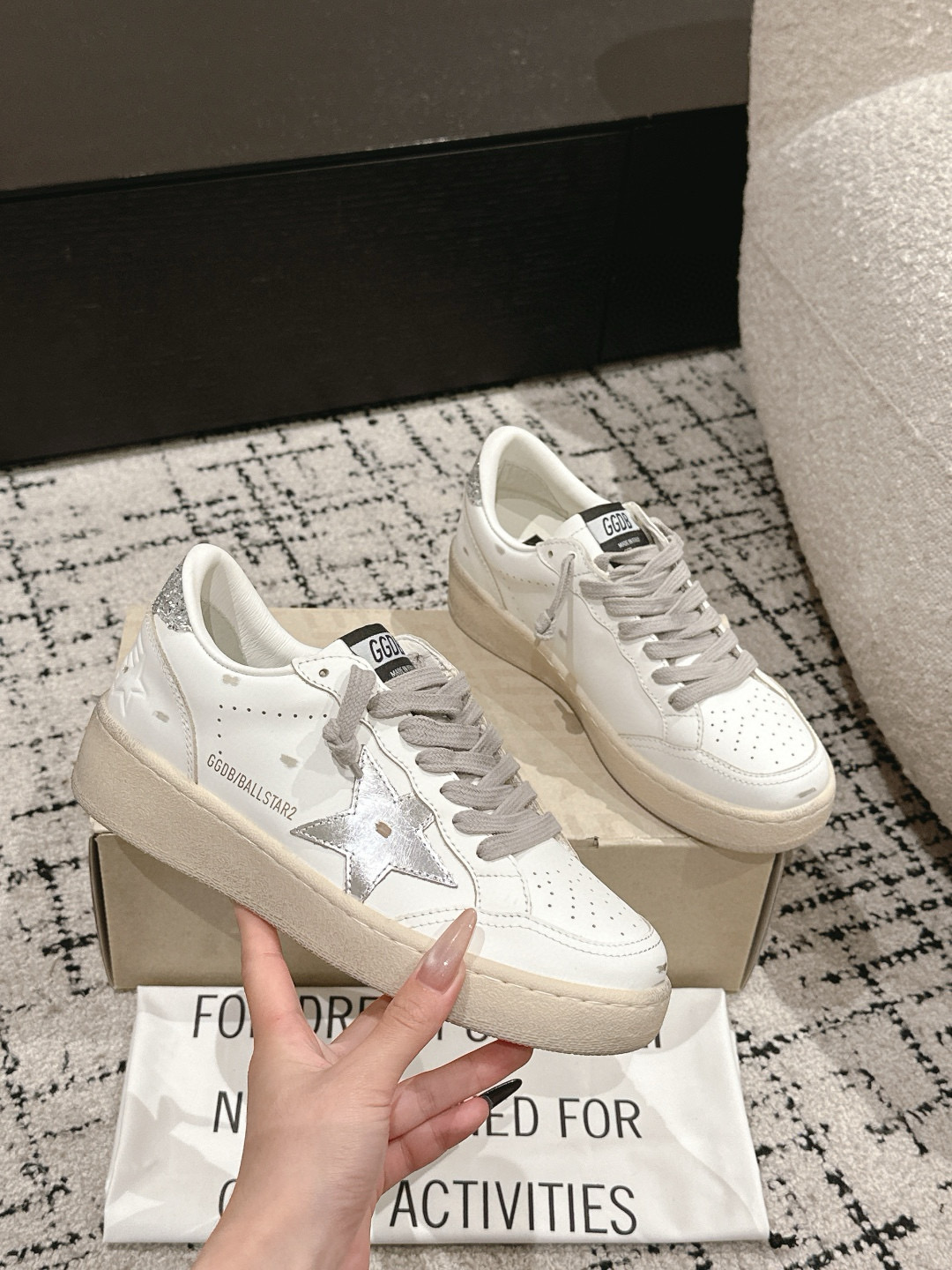 골든구스 3.5cm 여자 스니커즈 신발 운동화