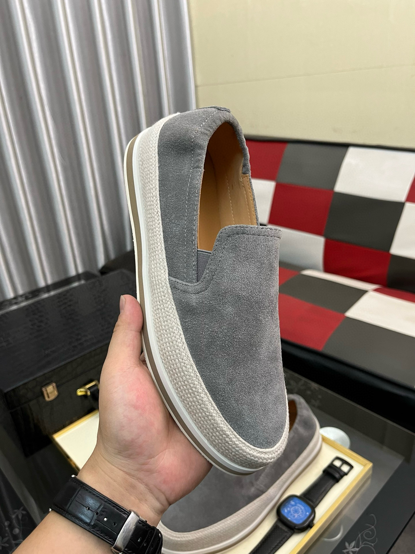 프라다 남자 스니커즈 신발 운동화