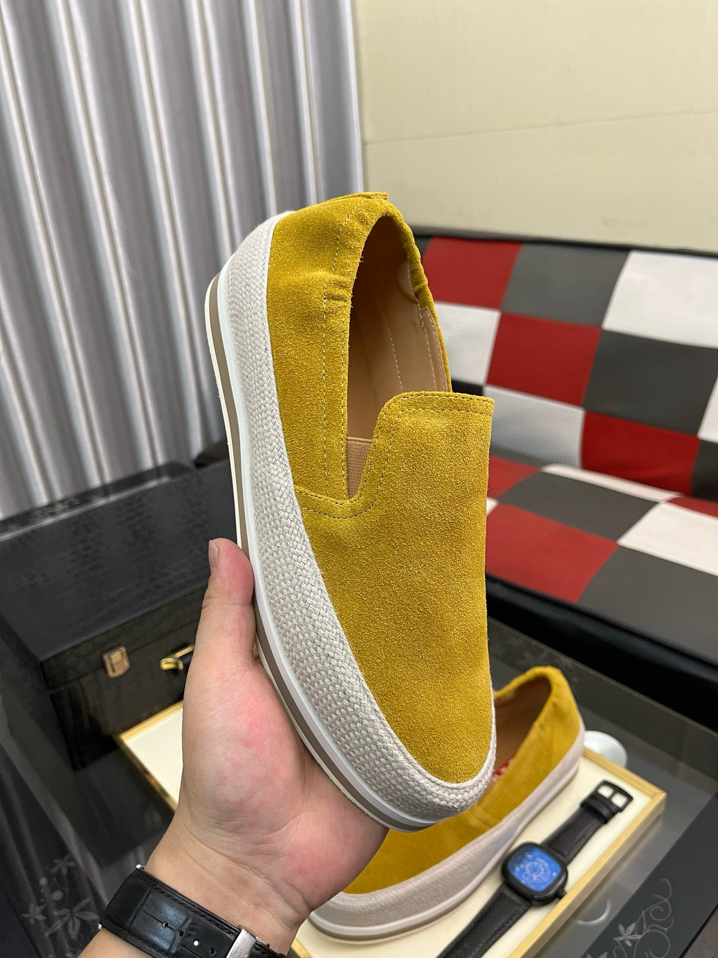 프라다 남자 스니커즈 신발 운동화