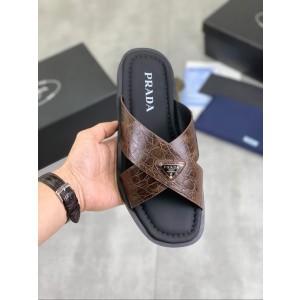 프라다 남자 슬리퍼