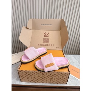 루이비통 남여 공용 슬리퍼