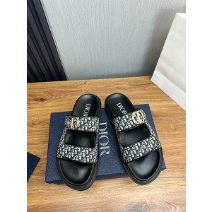 디올 남자 슬리퍼