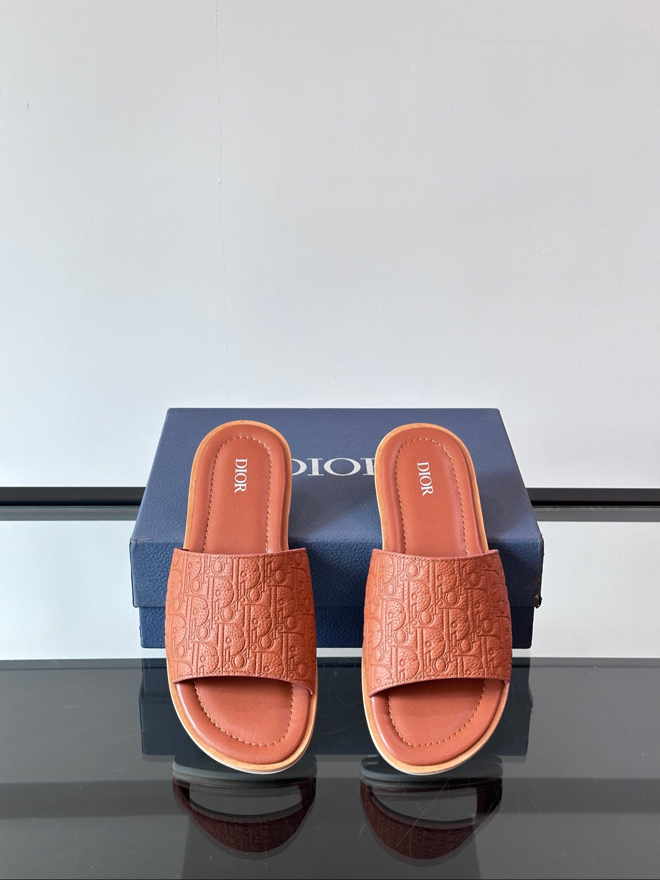 디올 남자 슬리퍼