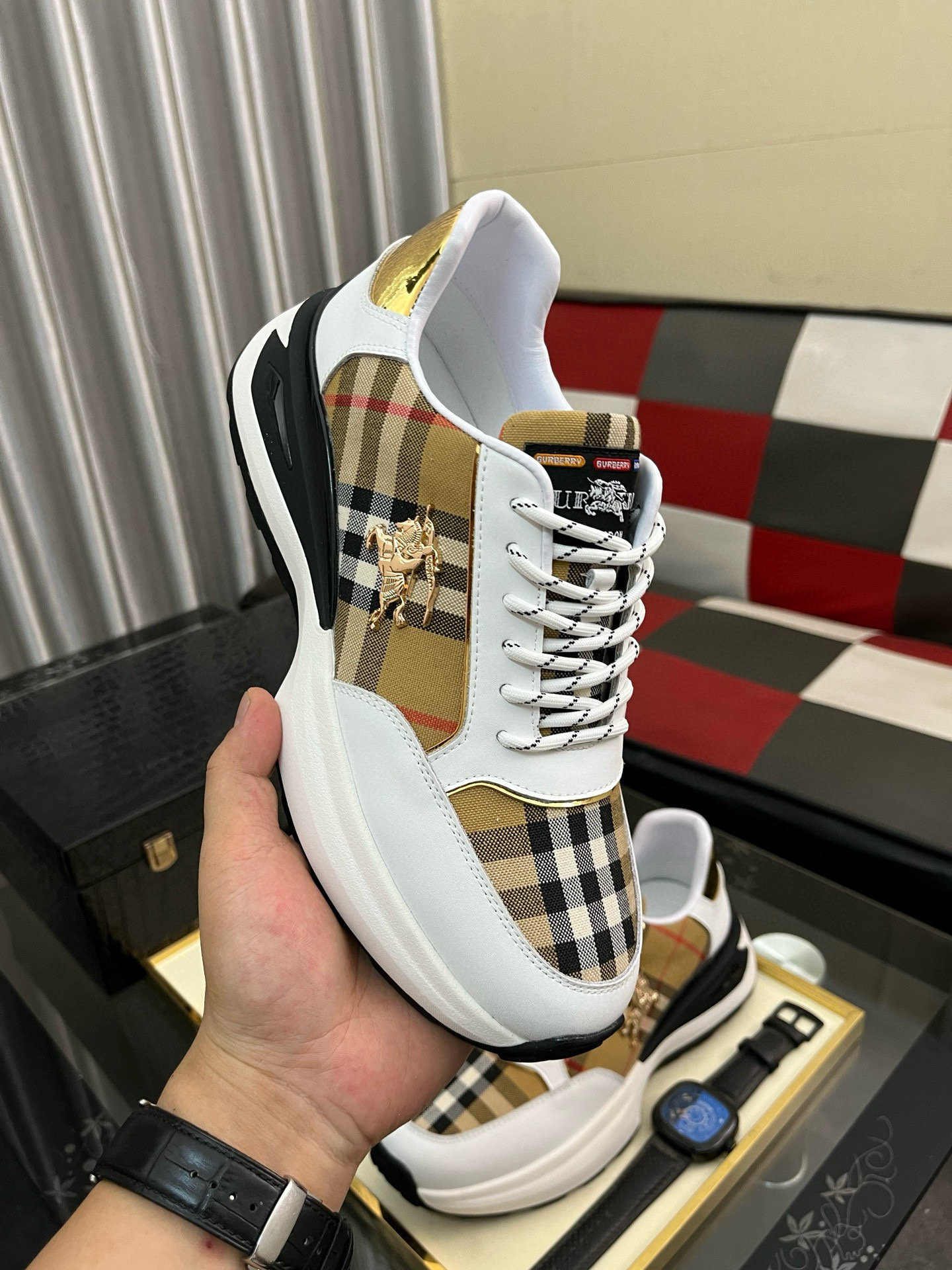 버버리 남자 신발 운동화 스니커즈