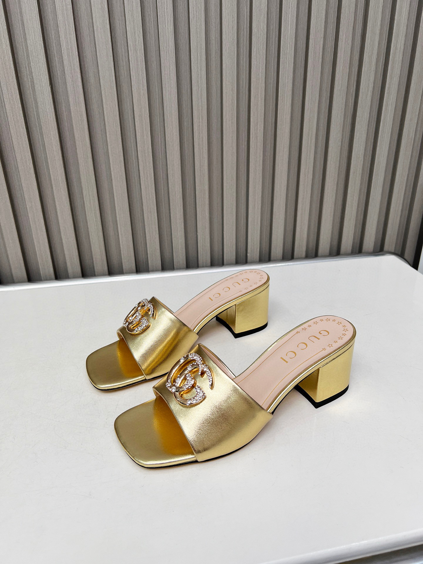 구찌 여자 슬리퍼 6cm