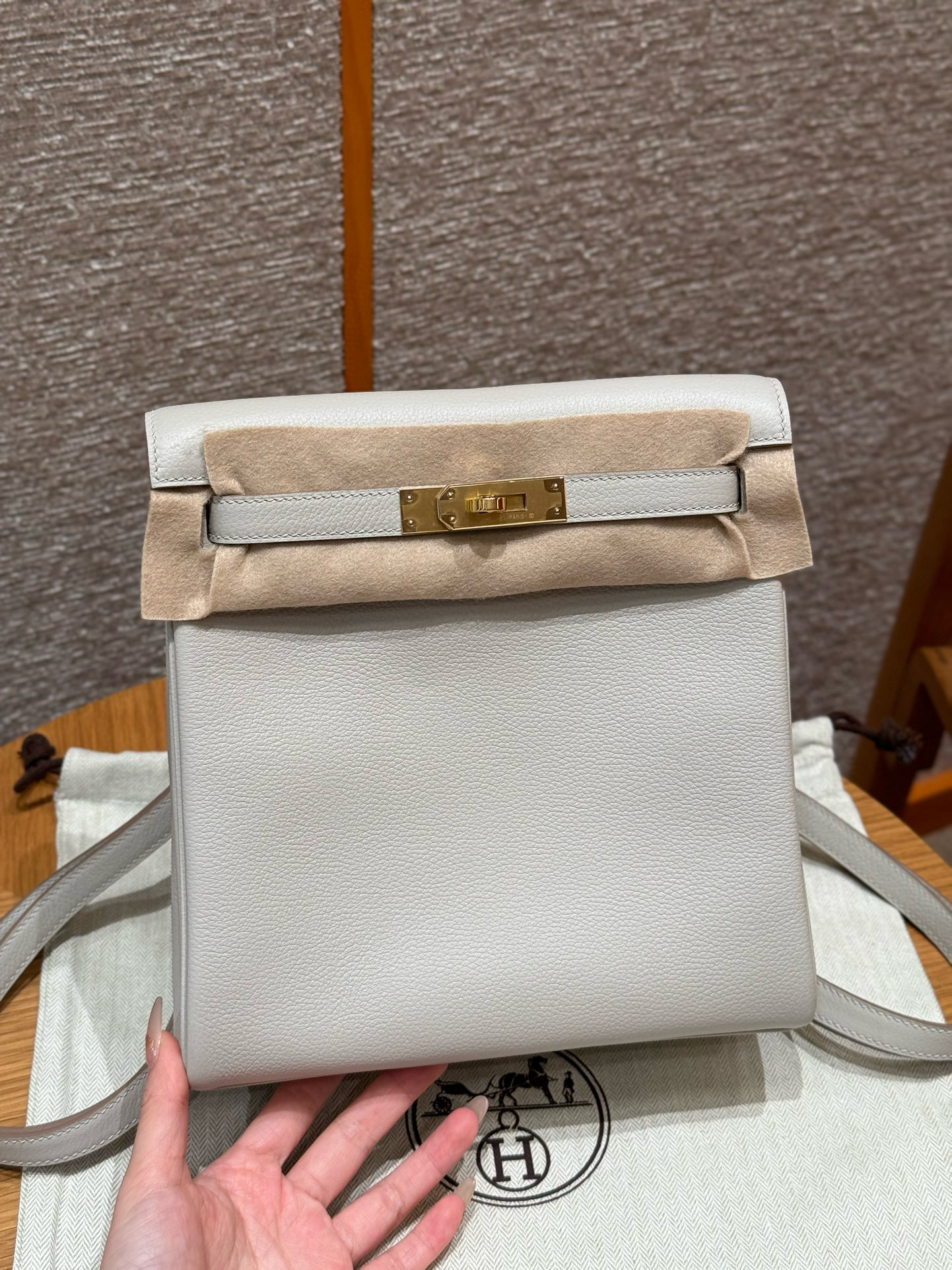 에르메스 켈리 아도 백팩