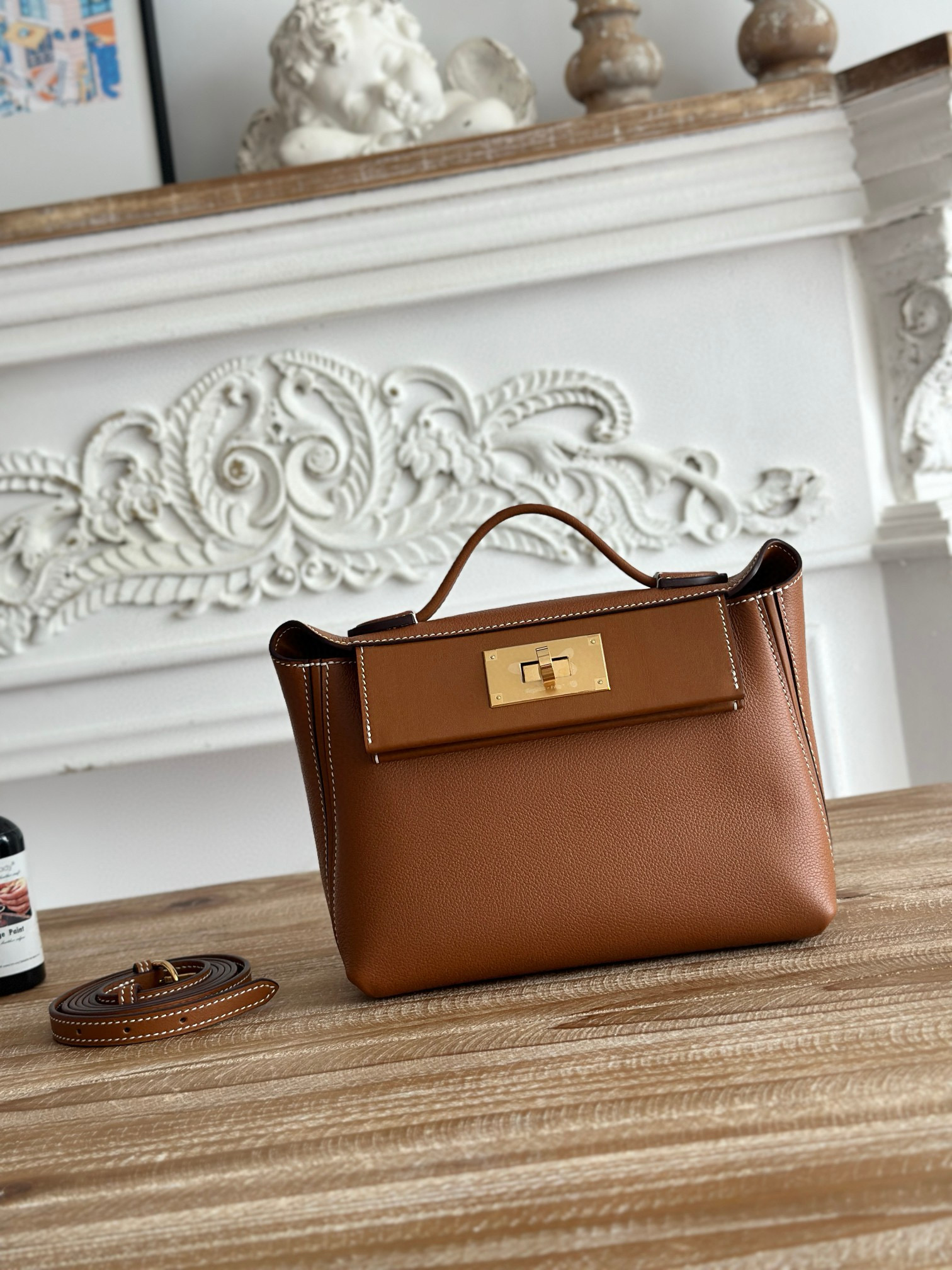 에르메스 켈리 미니 2424 에버컬러가죽/스위프트가죽 여자가방