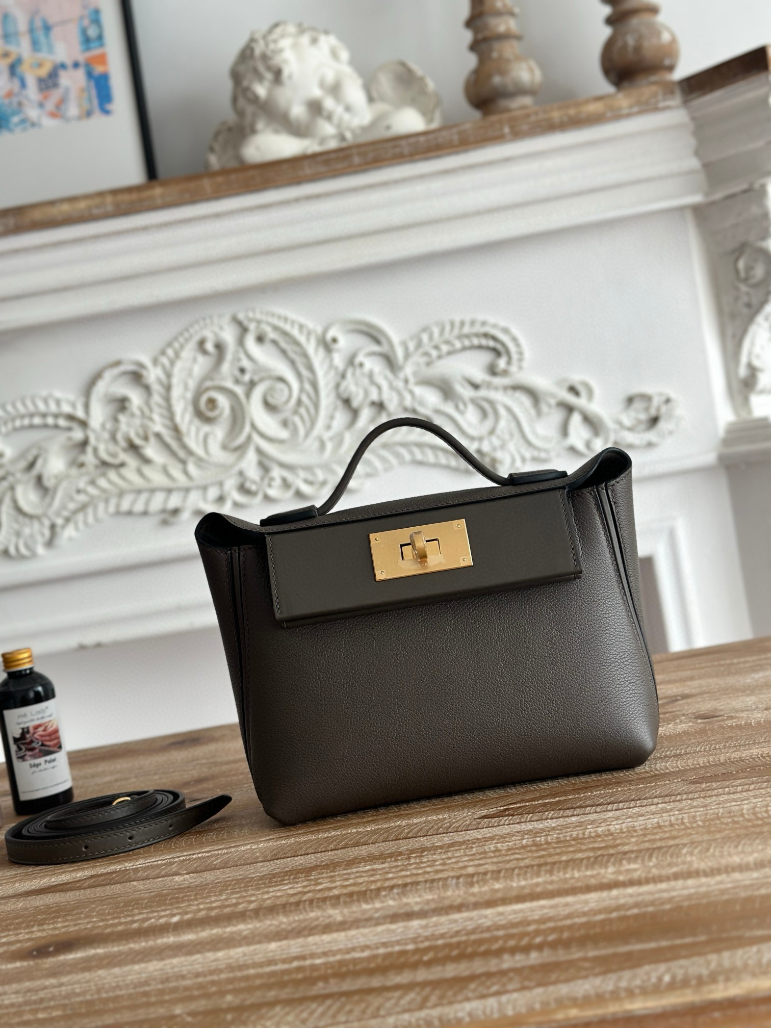 에르메스 켈리 미니 2424 에버컬러가죽/스위프트가죽 여자가방