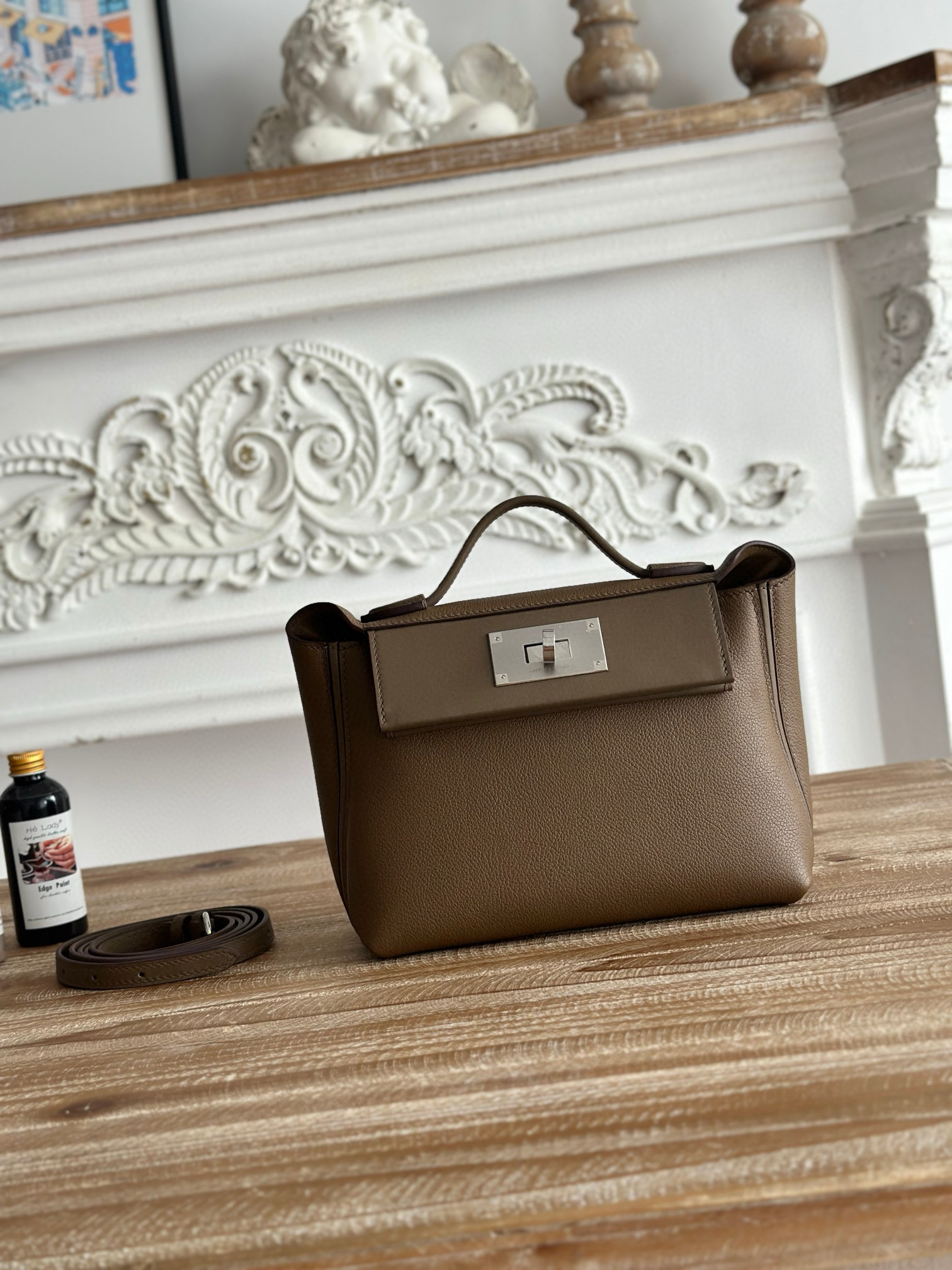 에르메스 켈리 미니 2424 에버컬러가죽/스위프트가죽 여자가방