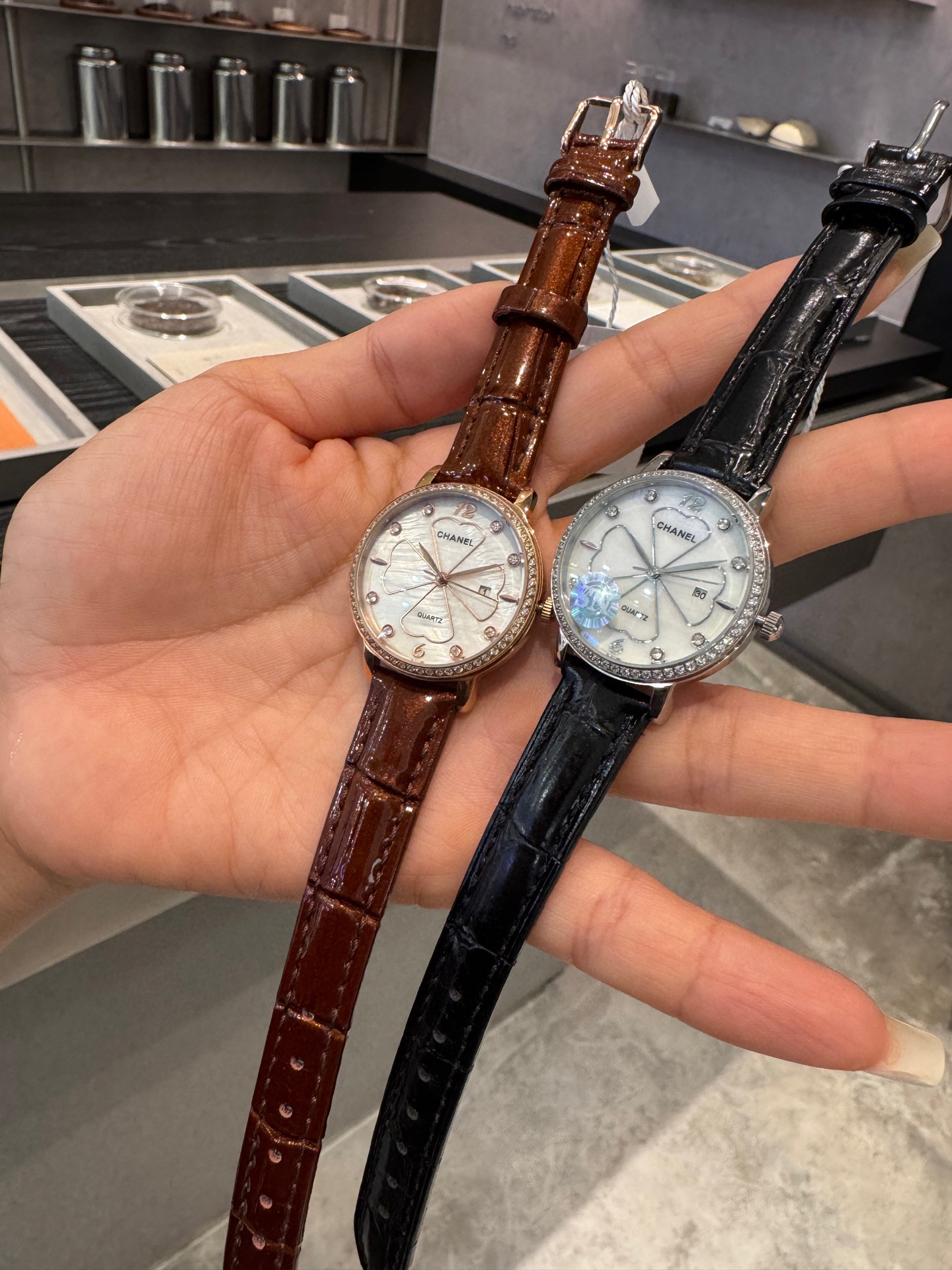 샤넬 2칼라 A급 여자 시계