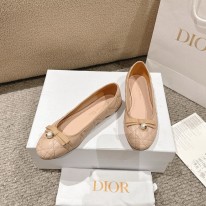 디올 굽 두가지 여자 신발 구두