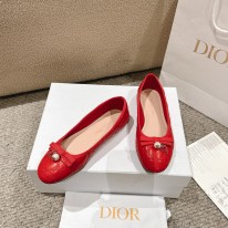 디올 굽 두가지 여자 신발 구두