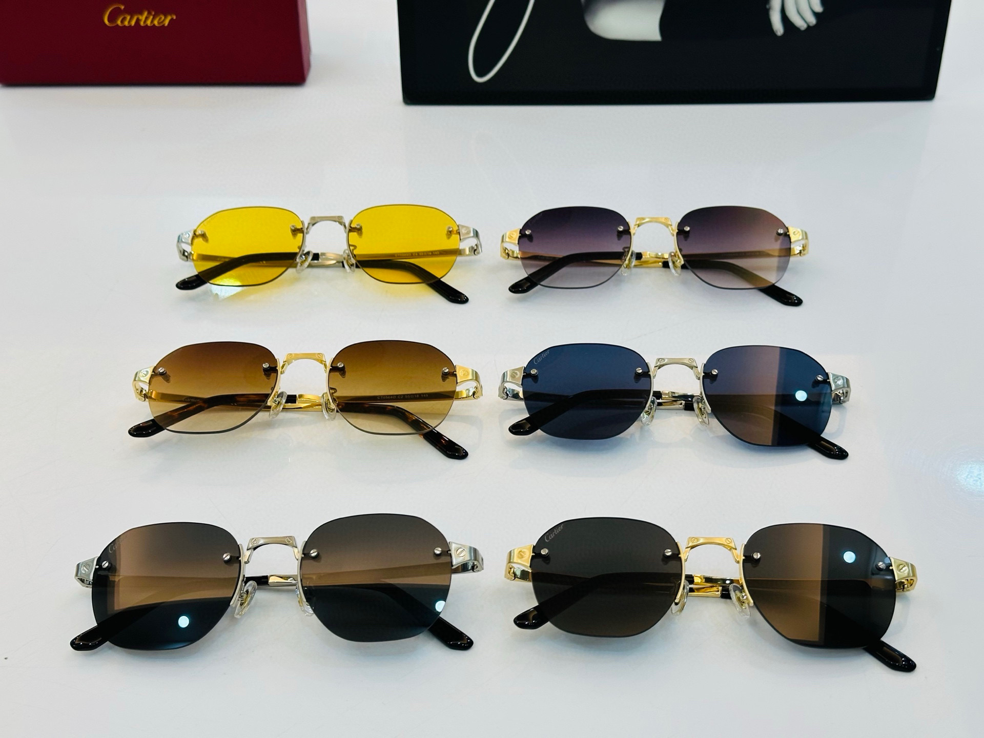 까르띠에 6컬러 선글라스