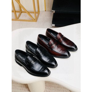 프라다 2컬러 남자 구두