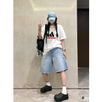 발렌시아가 남녀공용 반팔티