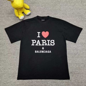 발렌시아가 남녀공용 반팔티