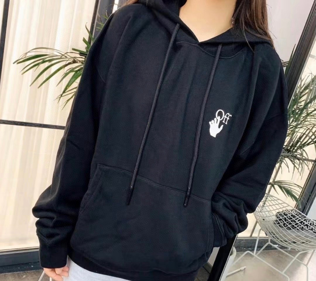 오프화이트 남녀공용 후드티 맨투맨