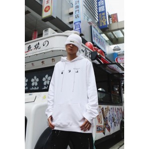 오프화이트 남녀공용 후드티 맨투맨