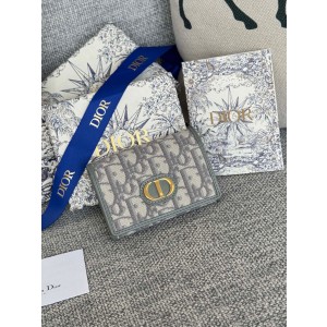 디올 S5132UWHC_M30G 여자 카드지갑 머니클립