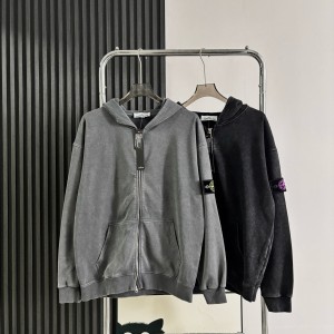 스톤아일랜드 2컬러 남자 가디건