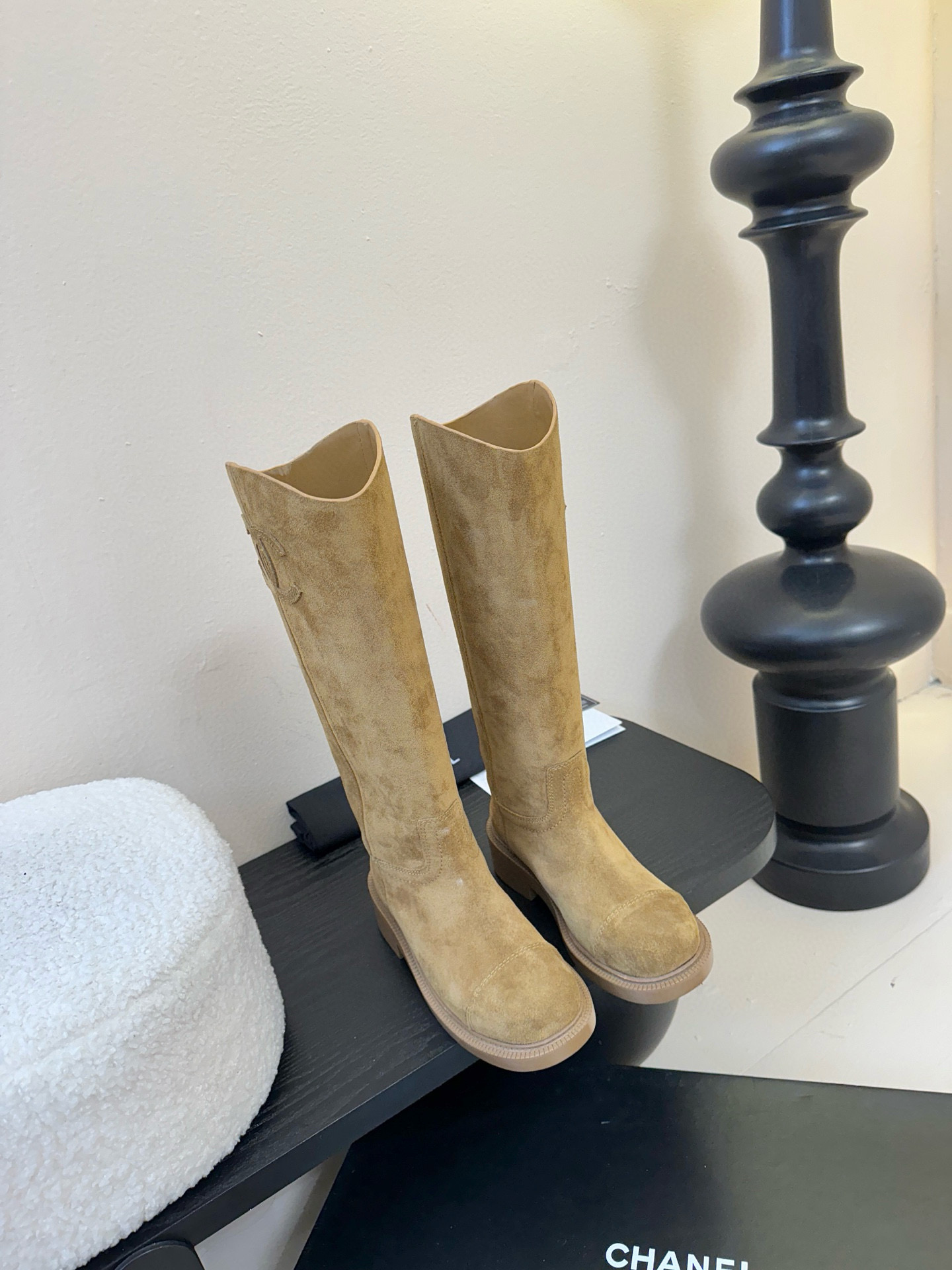 샤넬 4cm 여자 부츠