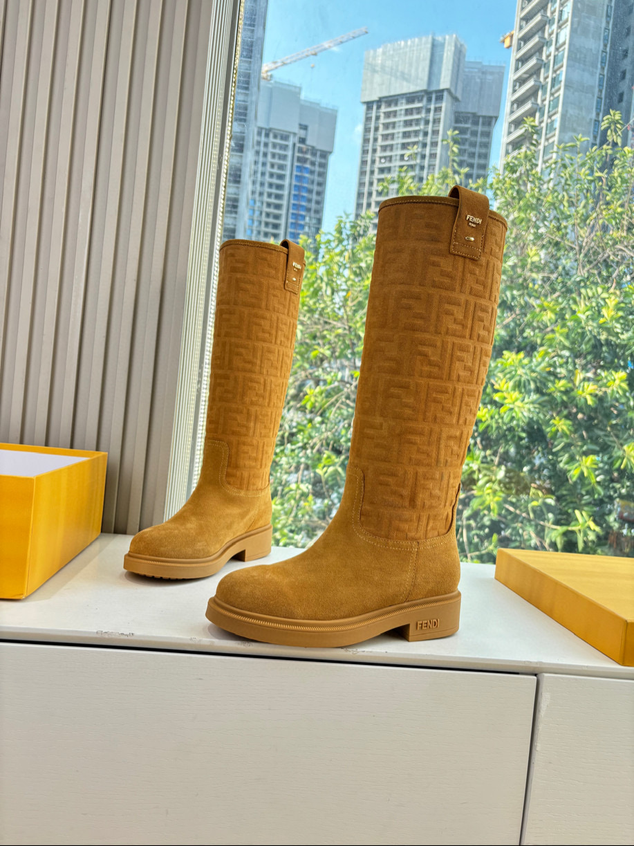 펜디 5CM 여자 부츠