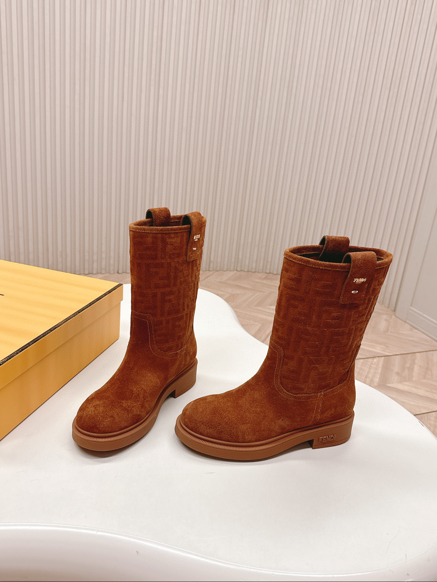 펜디 3.5CM 여자 부츠