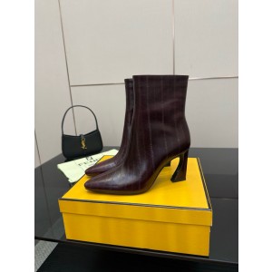 펜디 8CM 여자 부츠