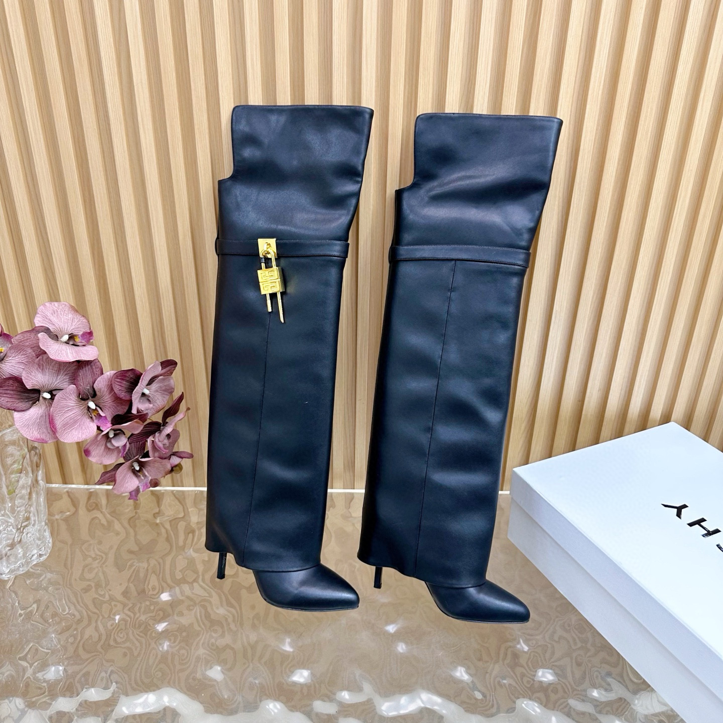 지방시 9.5CM 여자 부츠