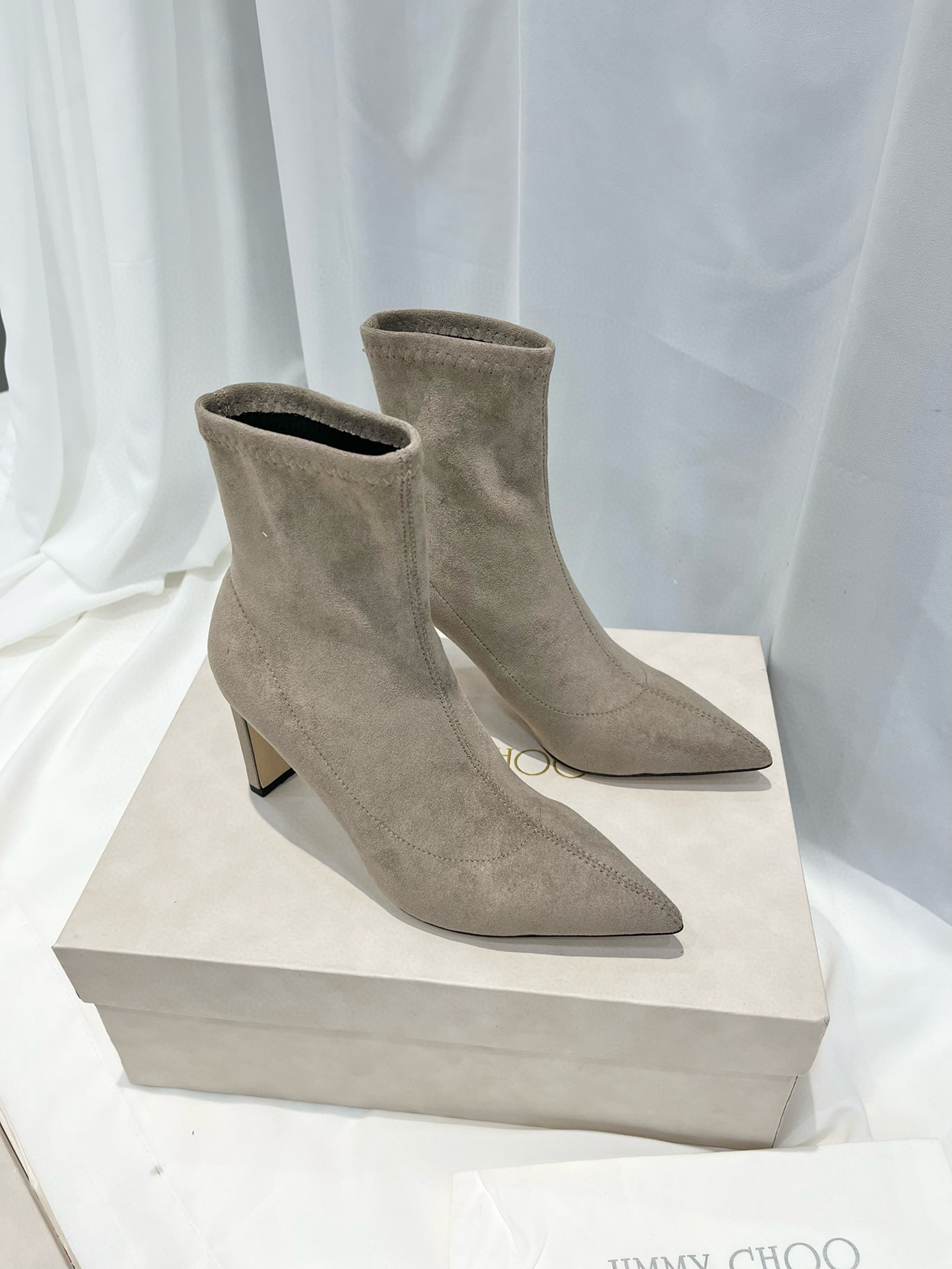 지미추 8.5CM 여자 부츠