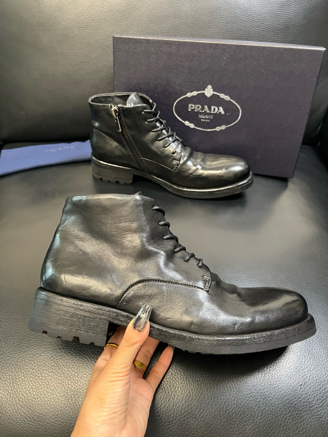 프라다 남자 구두
