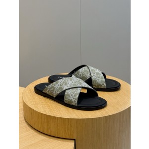 디올 남자 슬리퍼