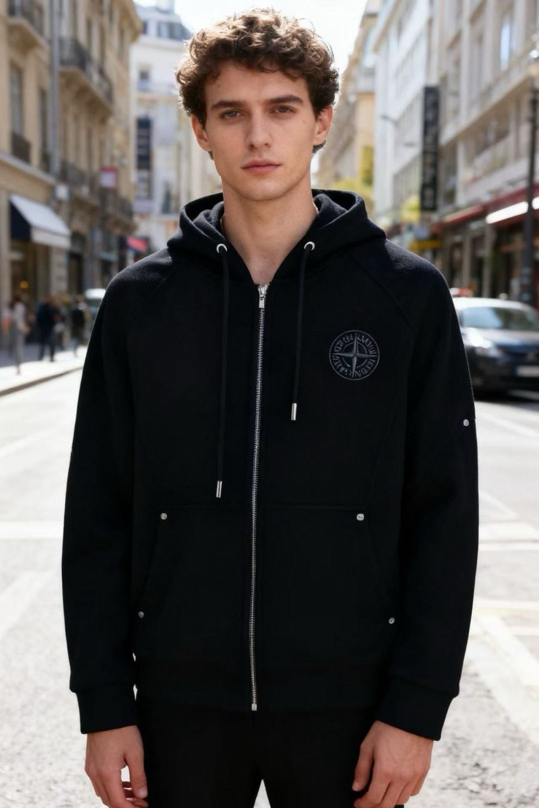 스톤아일랜드 남자 맨투맨 후드티