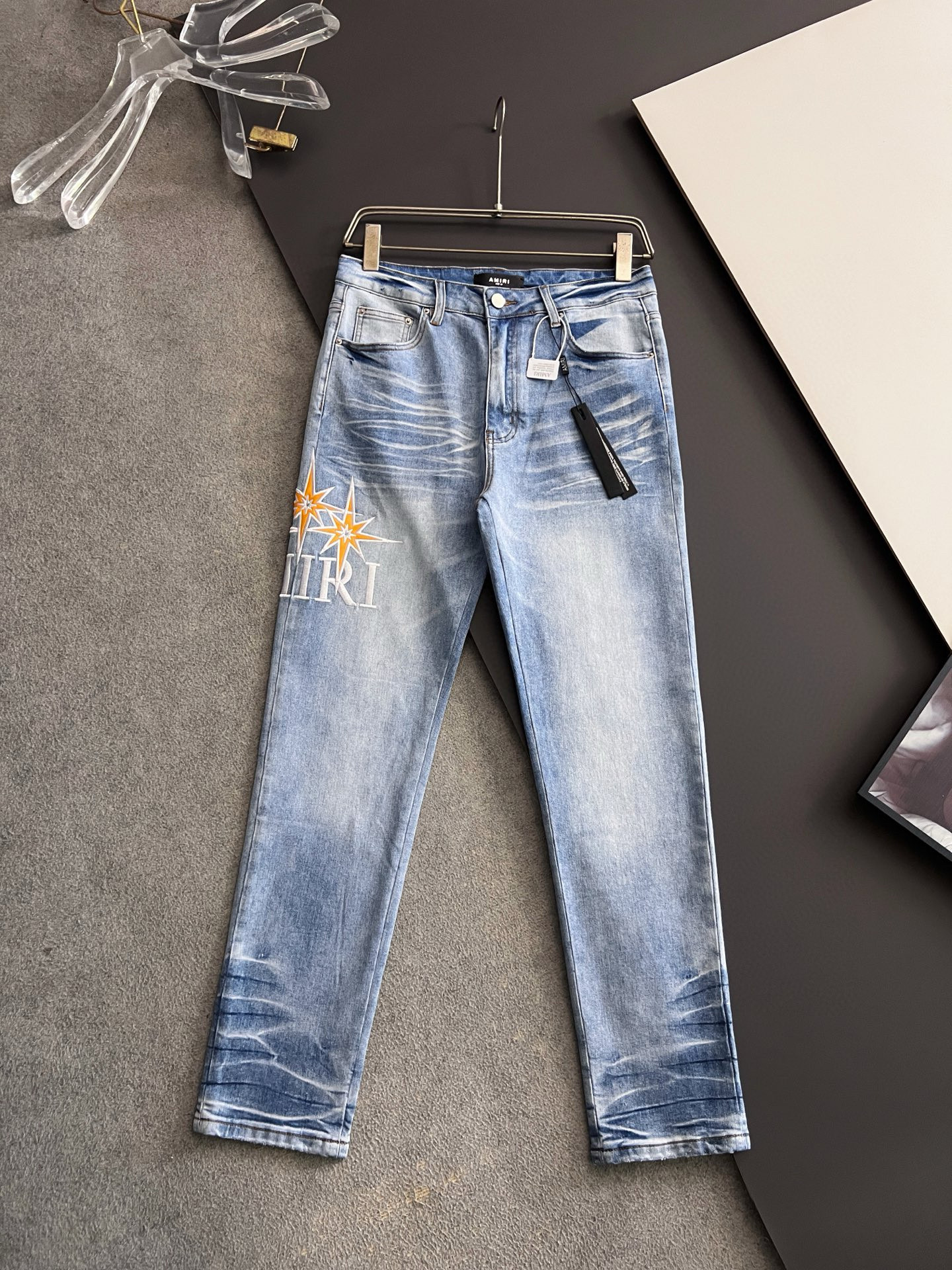 아미 아미리 남녀공용 청바지