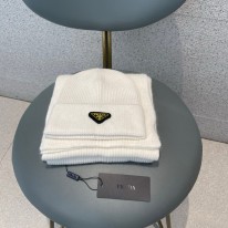 프라다 겨울 모자 세트