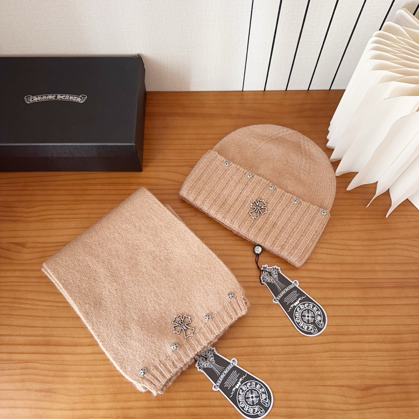 크롬하츠 겨울 모자 세트