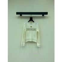 디올 2컬러 여자 니트