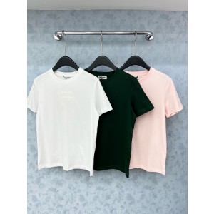 미우미우 3컬러 여자 반팔