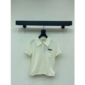 미우미우 2컬러 여자 반팔