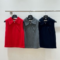 미우미우 3컬러 여자 조끼