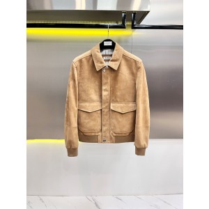 브루넬로 쿠치넬리 염소가죽 자켓