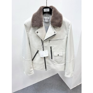 브루넬로 쿠치넬리 양가죽 양모깃  자켓