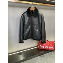 루이비통 양모 양모깃 자켓