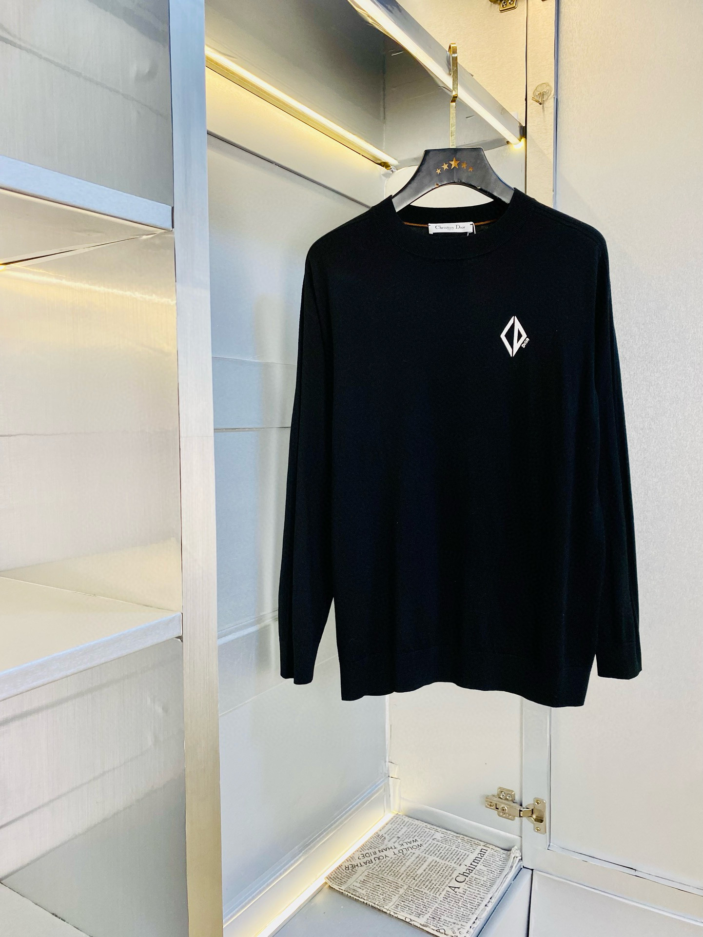 디올 2컬러 남자 니트